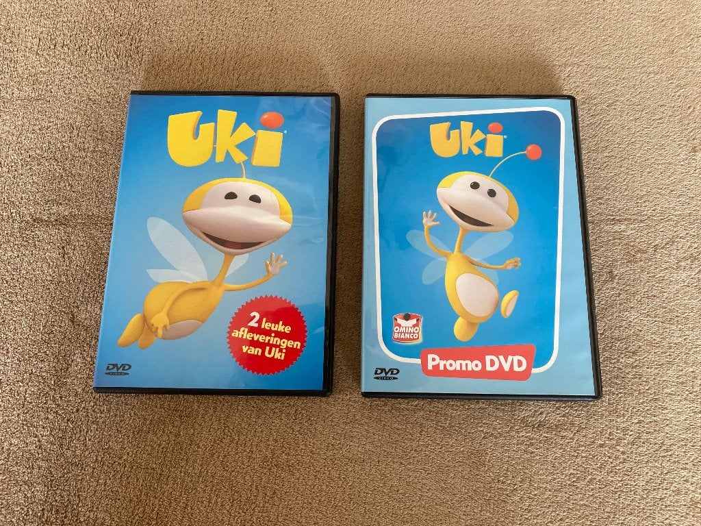 DVD Uki Geniet van 2 leuke avonturen met Uki + 1 gratis DVD, Enlèvement ou Envoi, Comme neuf, Dessin animé