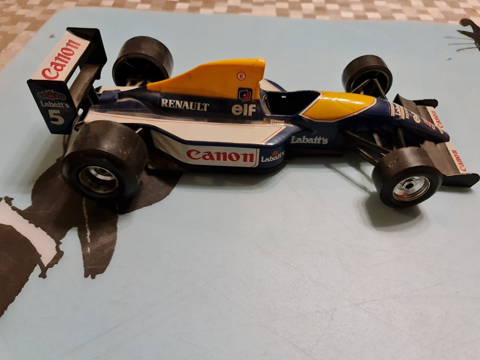 Nigel Mansell Williams Renault F1 nr 5 -Burago, Ophalen of Verzenden