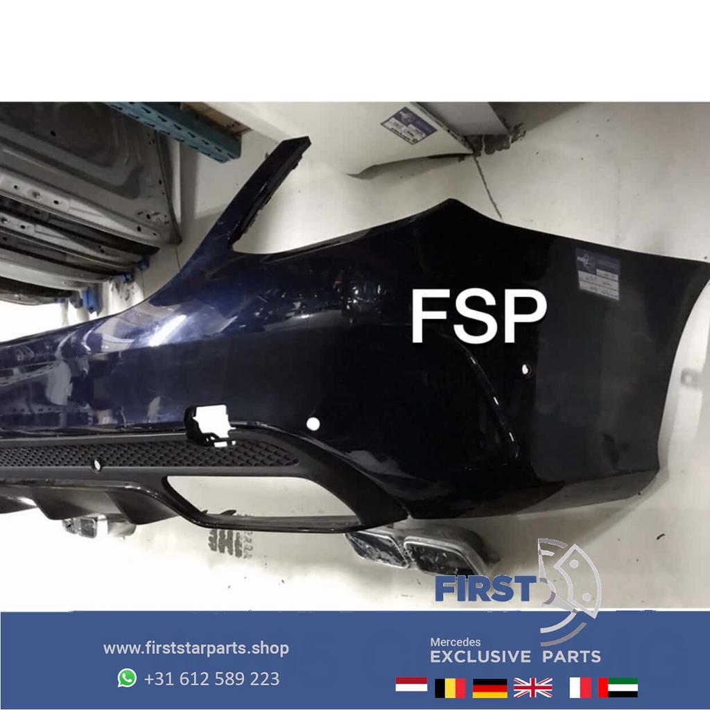 W205 C63 AMG ACHTERBUMPER + DIFFUSER Mercedes C Klasse 2014-, Arrière, Utilisé, -, -