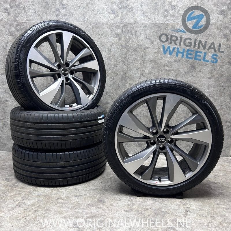 21 inch originele Audi sport velgen + zomerbanden Q5 SQ5, Gebruikt, 255 mm, -, -