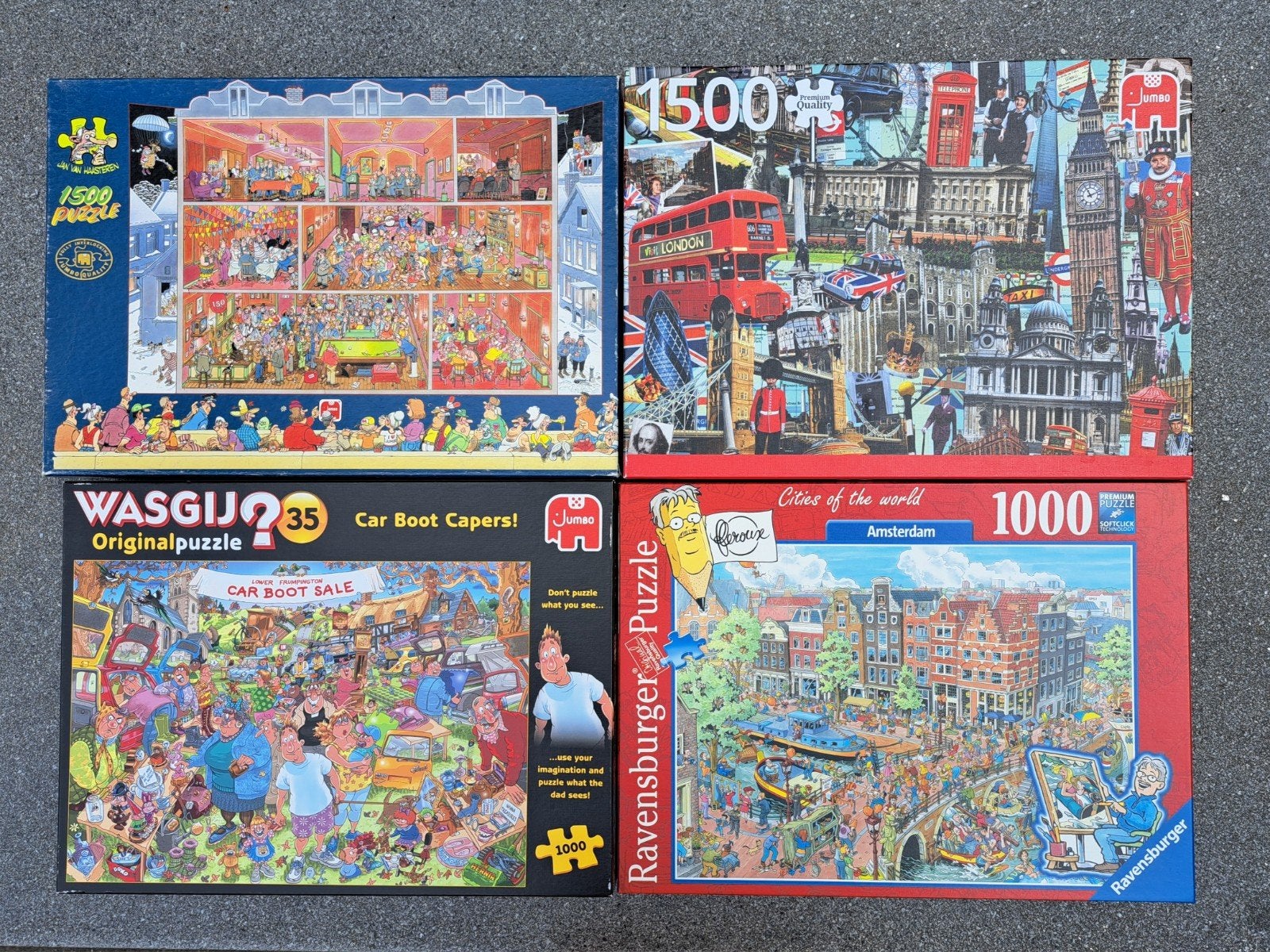 Puzzels, Ophalen