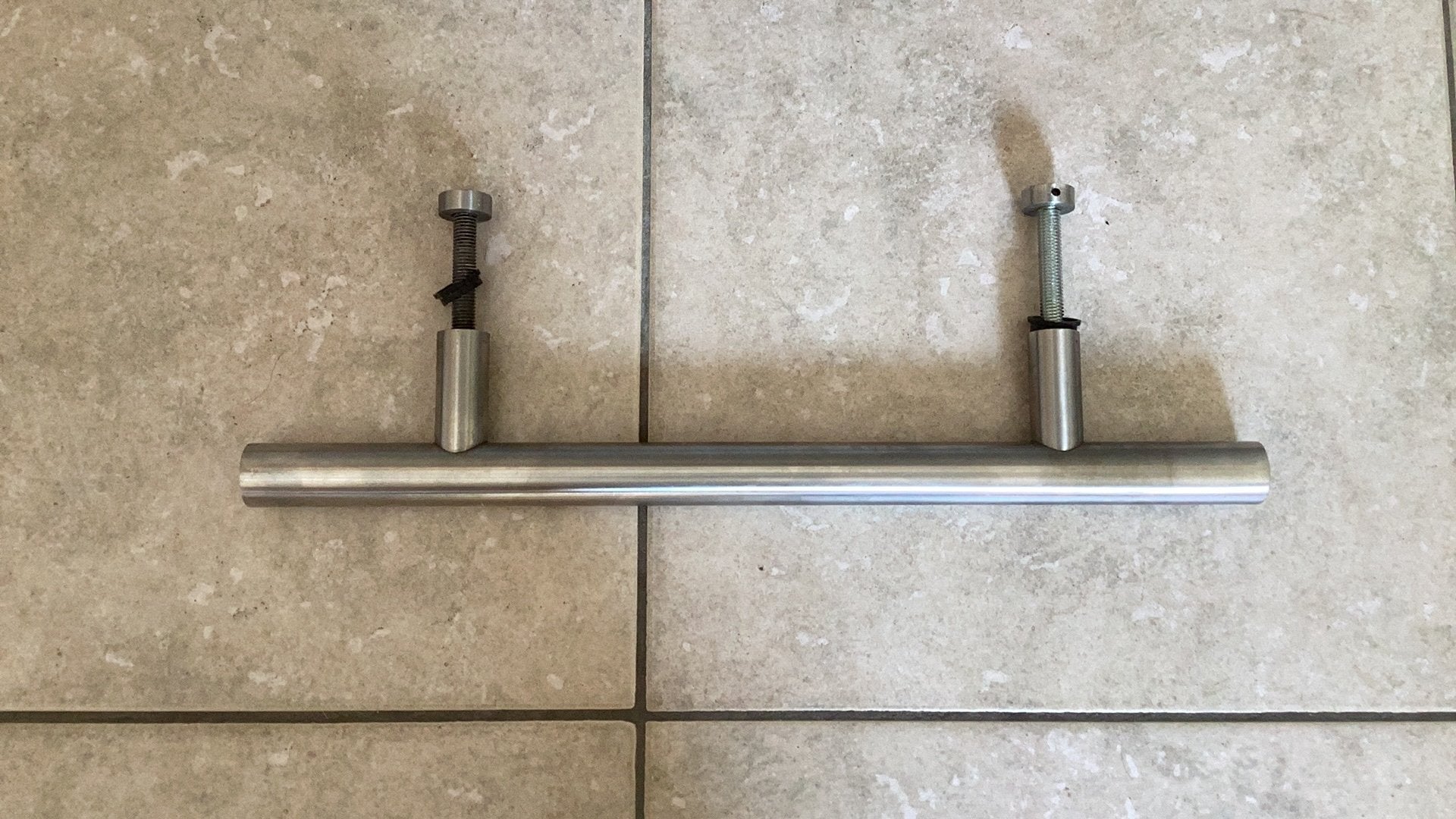 Poignée de porte ronde en acier inoxydable 500mm, Enlèvement ou Envoi, Comme neuf