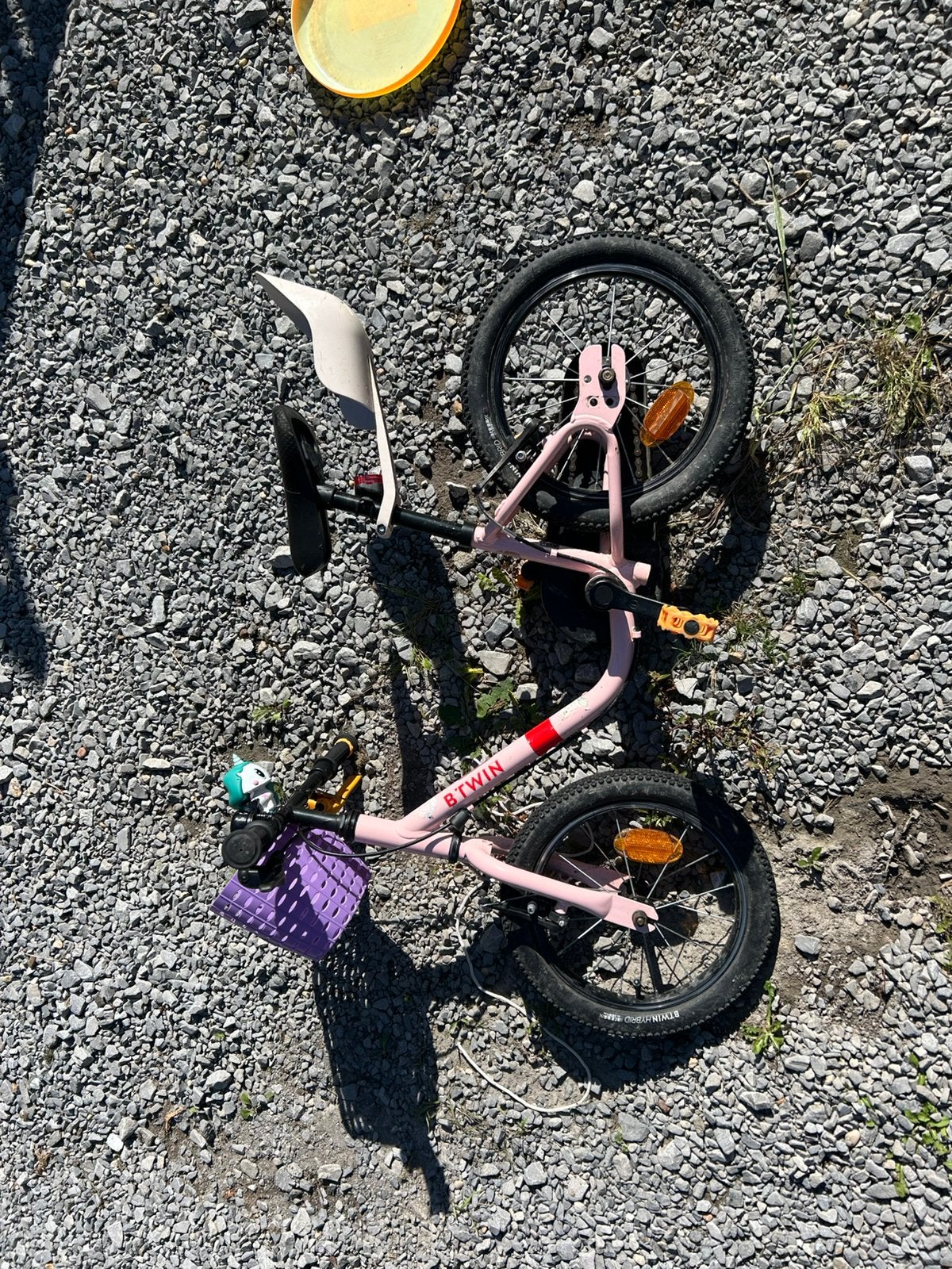 Vélo d’apprentissage enfant, Vélos & Vélomoteurs, Enlèvement, Comme neuf, Frein sur jante, Moins de 16 pouces