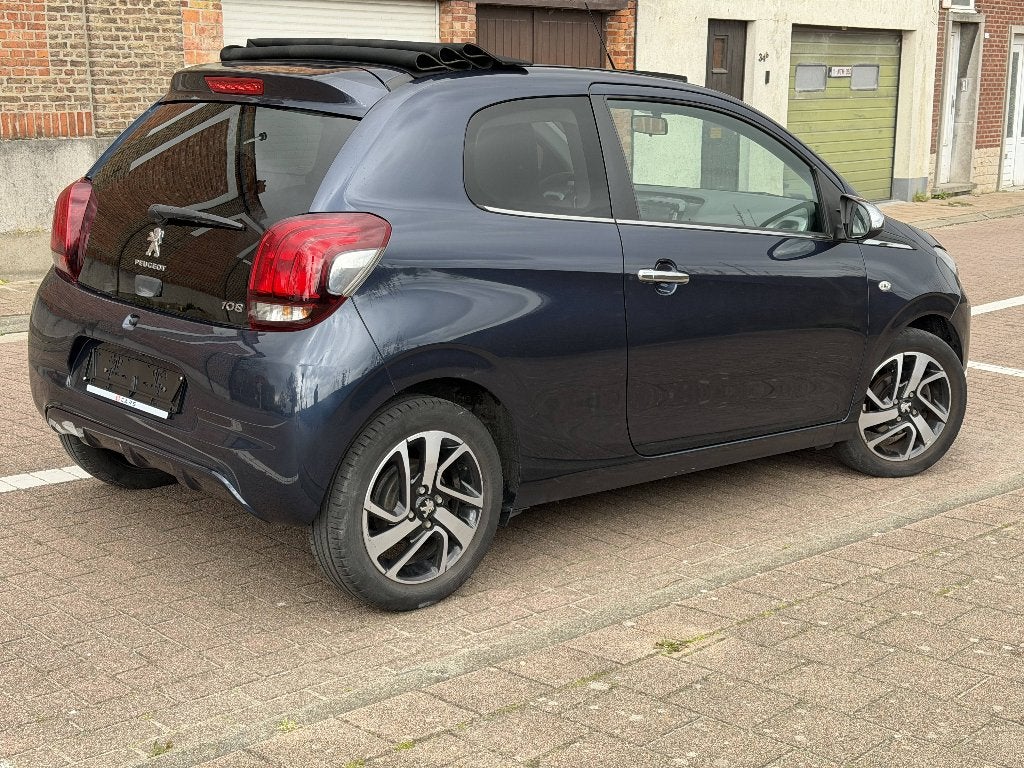 Peugeot 108 TOP Cabrio Allure - 1.2i - 68570km - 82pk Camera, Autos, Achat, Entreprise, Cabriolet, Boîte manuelle