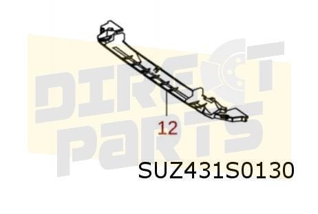 Suzuki Across (9/20-) (A5Z) absorber op voorbumperversterkin, Neuf, -, -, Avant