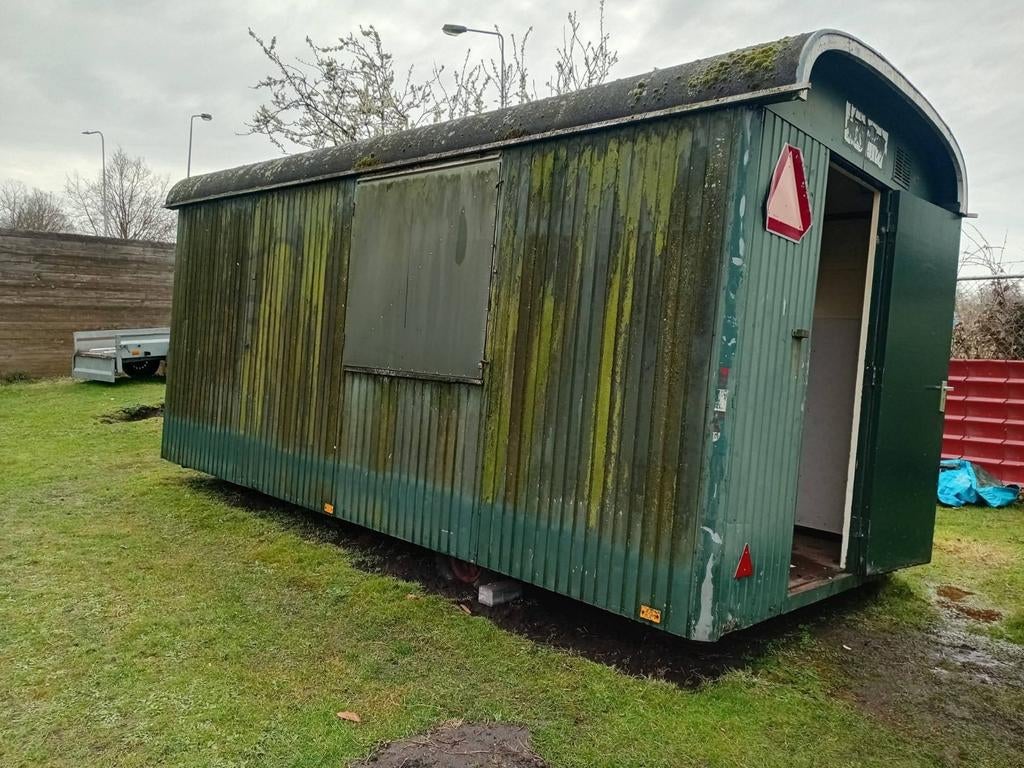 Schaftwagen / bouwkeet of. Mancave, Ophalen
