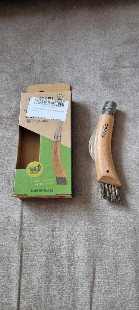 Couteau Opinel N8 champignon neuf avec boîte, Enlèvement ou Envoi, Neuf