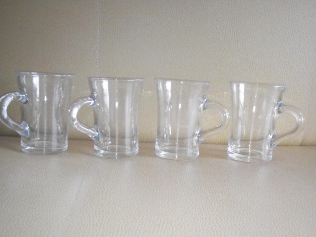 Bekers van helder glas (6), Huis en Inrichting, Ophalen, Zo goed als nieuw, Glas