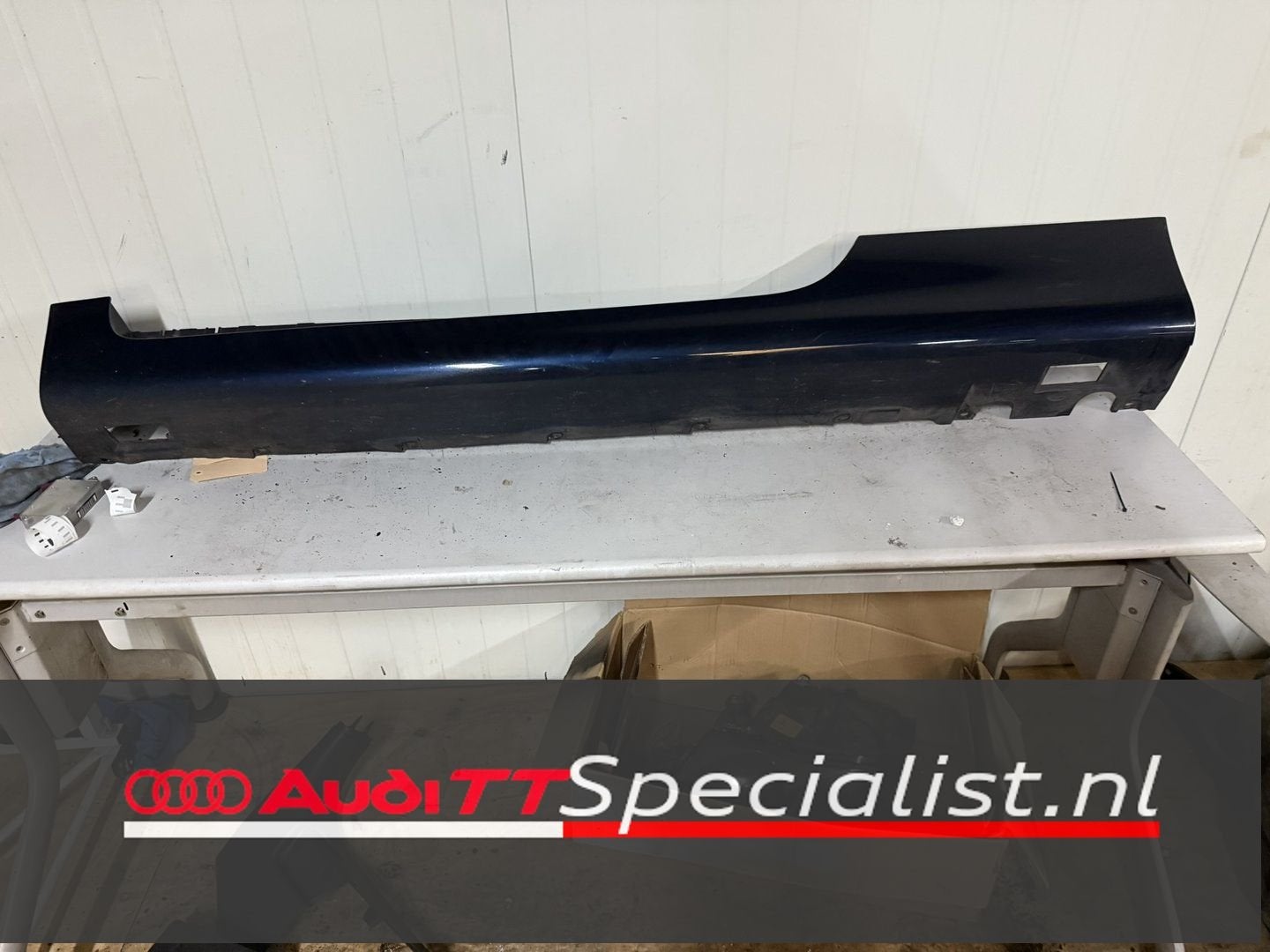 Zijskirt/Sideskirt blauw Z5A links Audi TT MK2 8J, -, Audi, Utilisé, -