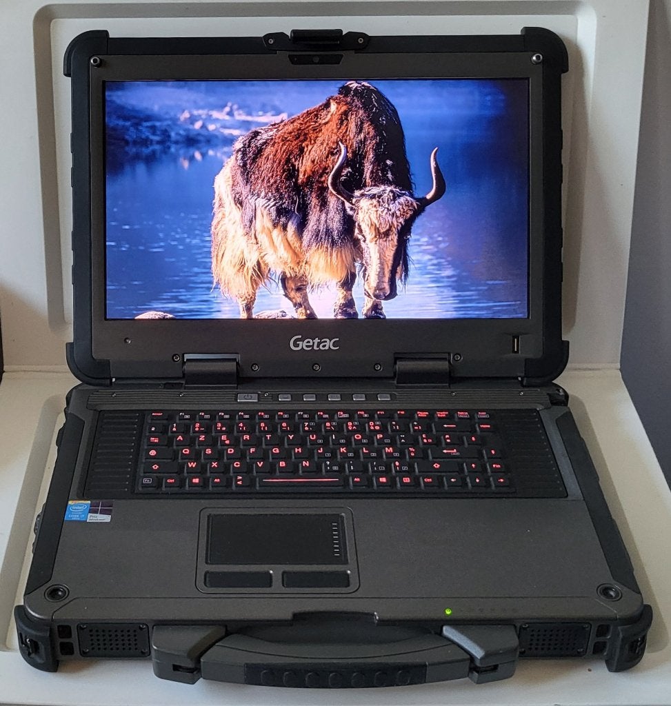 GETAC X500 i7 16Go RAM/1To SSD/NOUVELLE BATTERIE/TOUCHSCREEN, Enlèvement ou Envoi, 16 pouces, 3 à 4 Ghz, SSD