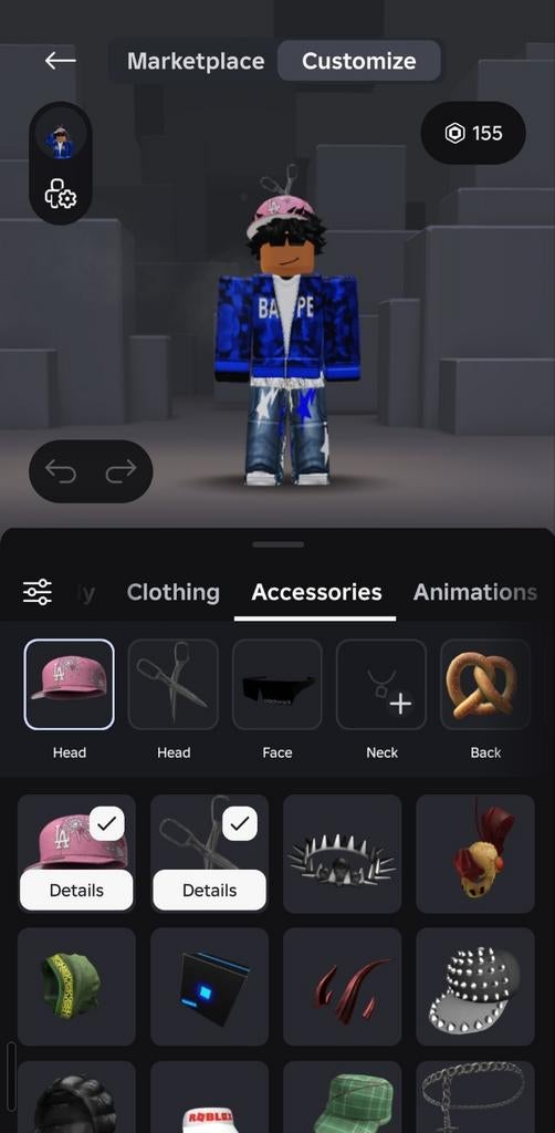 Compte Roblox, Envoi