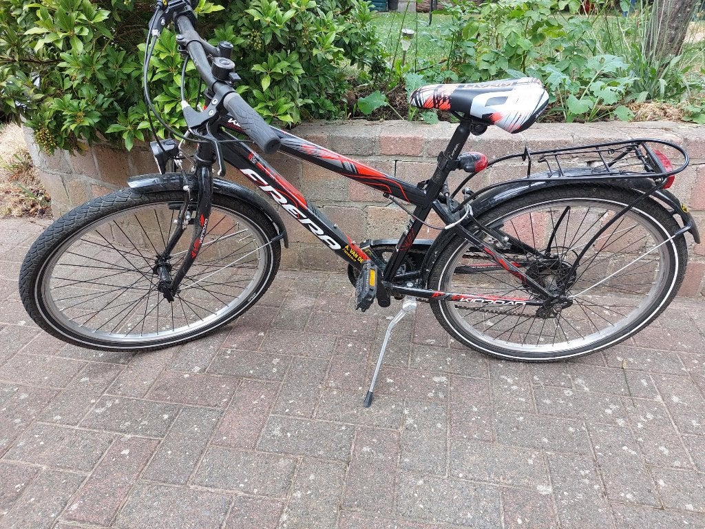 Kinderfiets 24 inch, Fietsen en Brommers, Fietsen | Kinderfietsjes, Ophalen, 20 inch of meer, Gebruikt, Velgrem