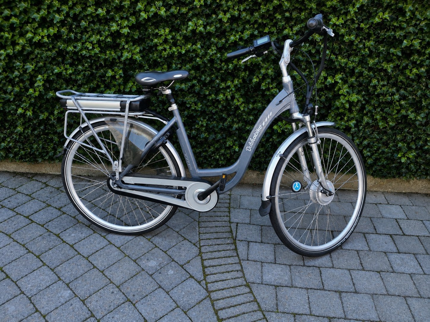 elektrische damesfiets., Fietsen en Brommers, Fietsen | Dames | Damesfietsen, Ophalen, Gebruikt, Schijfrem, (Extra) lage instap
