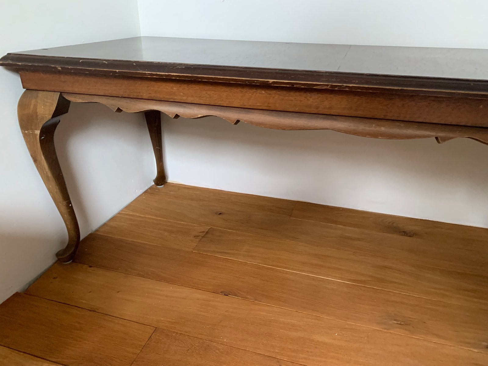 Table basse ancienne., Antiquités & Art, Enlèvement