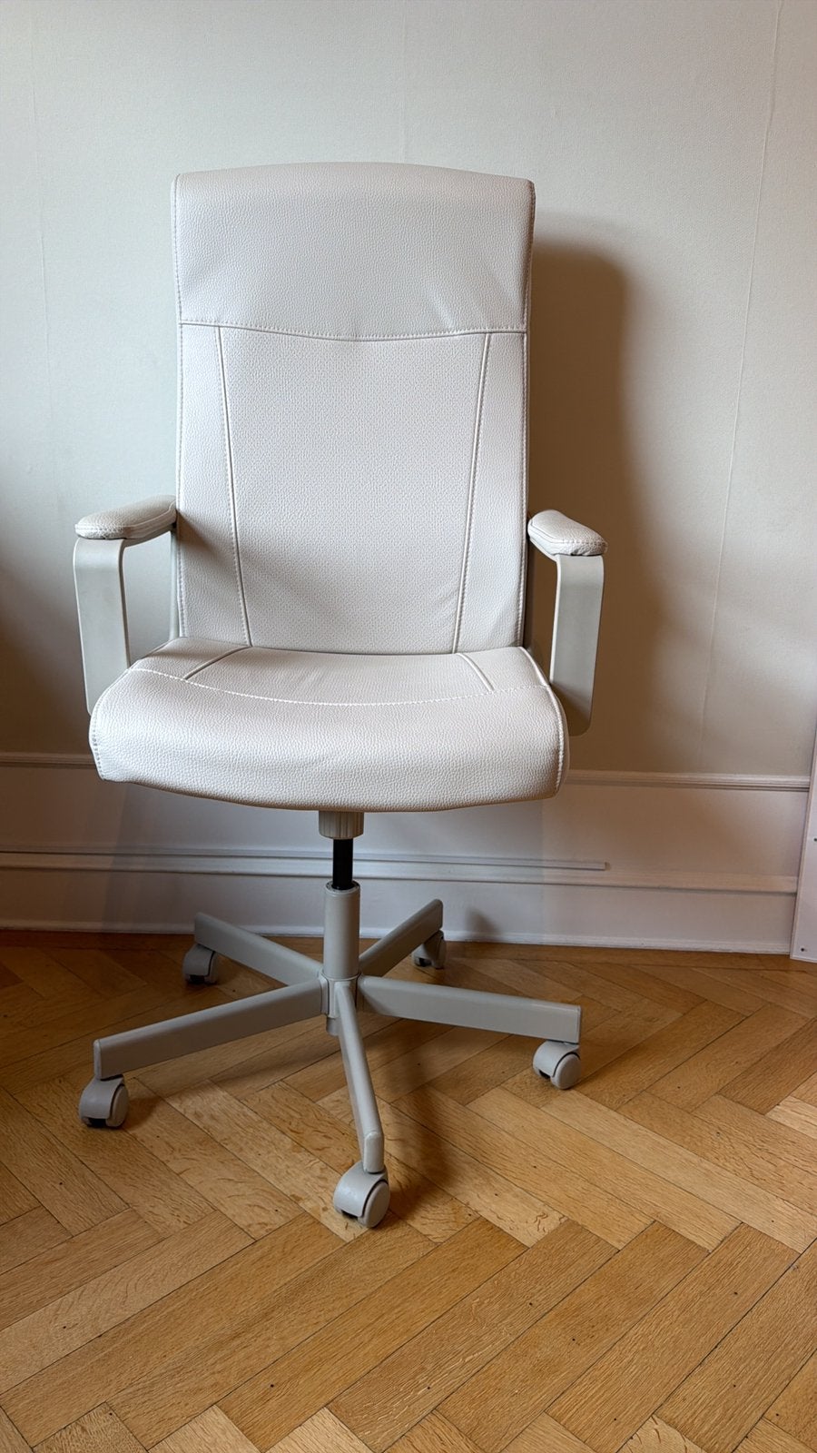 Chaise de bureau IKEA MILLBERGET, Enlèvement, Comme neuf, Beige, Chaise de bureau