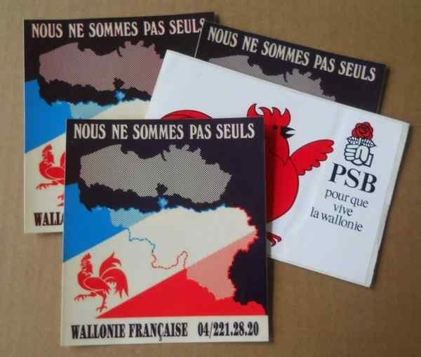 4 autocollants politiques, Enlèvement, Utilisé