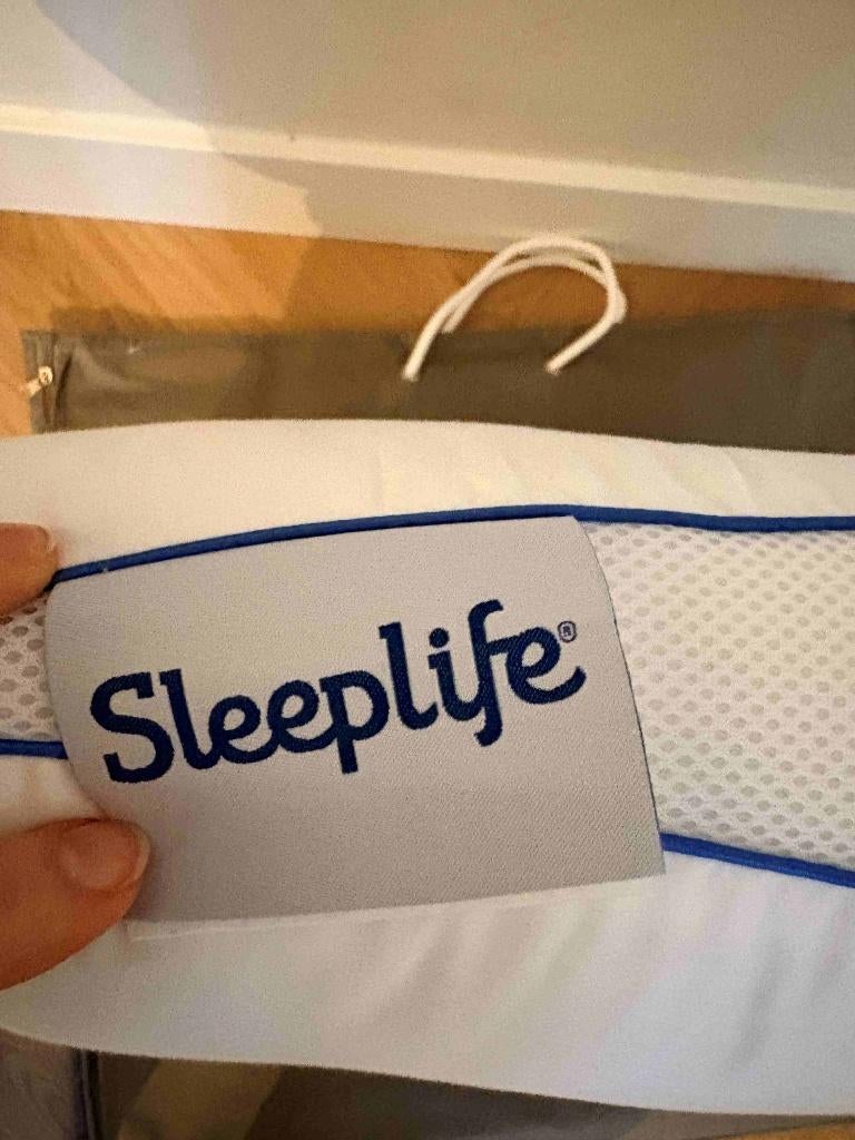 Sleeplife ergonomisch neksteunkussen Ergoplus + verpakking, Oreiller, Enlèvement, Blanc, Une personne
