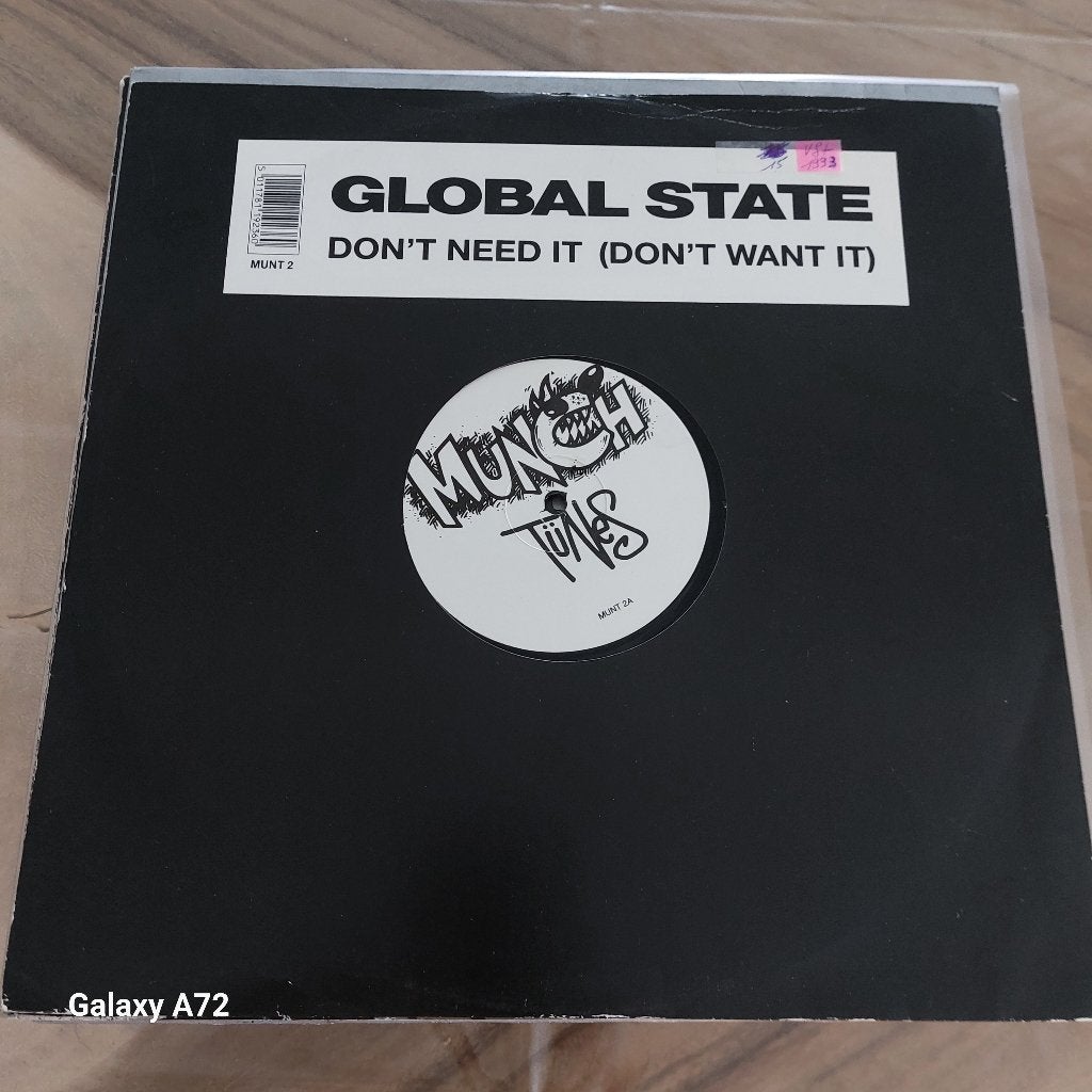 global state don t need it 12 inch maxi, Gebruikt, Trance, Ophalen of Verzenden, 12 inch