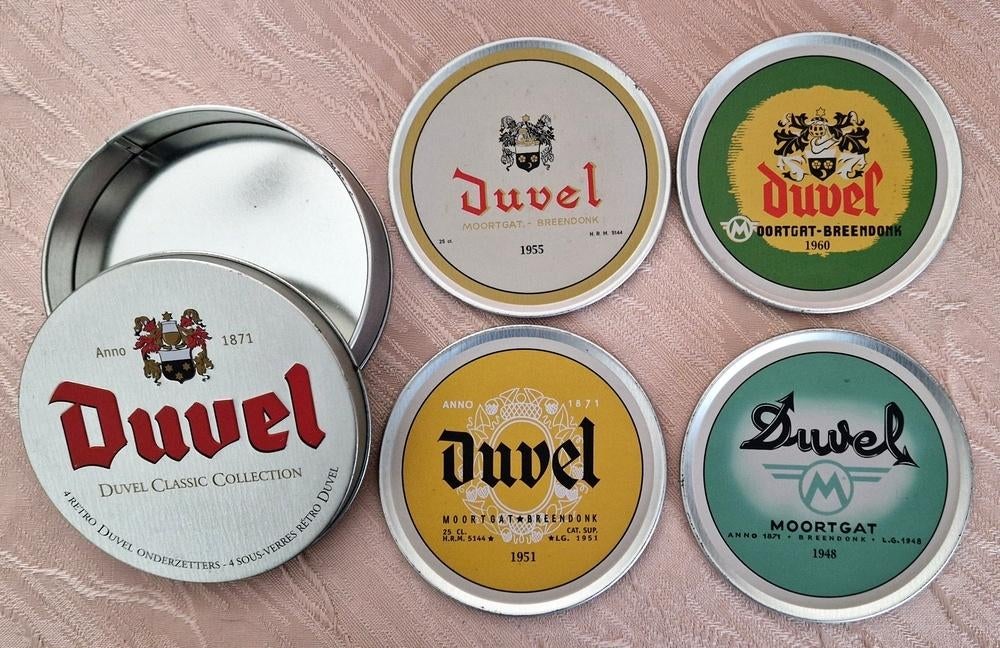 Duvel onderzetters 'Classic collection', Ophalen of Verzenden, Viltje(s), Duvel