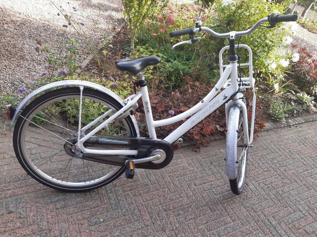 batavus 26 inch meisjesfiets met 3 versnellingen, Terugtraprem, Gebruikt, Handrem, BATAVUS