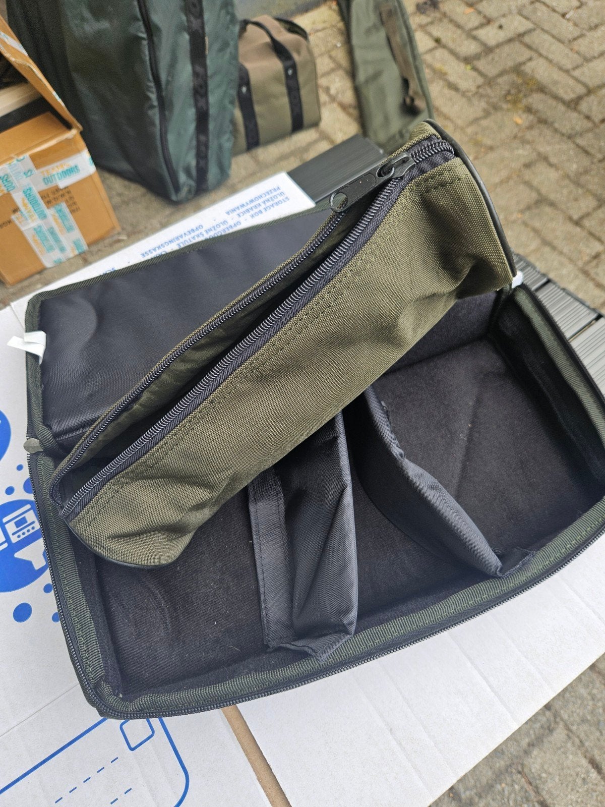Chub tas, Ophalen