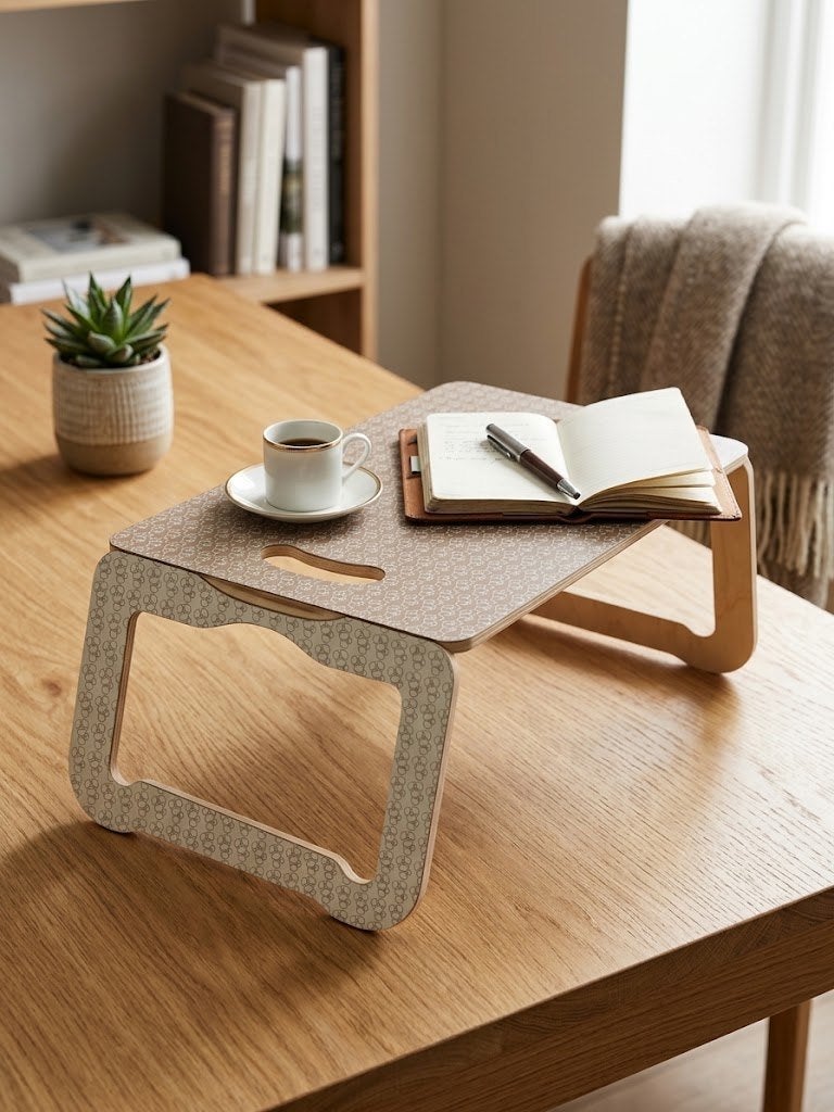 NEUF SUPPORT PLIABLE POUR PORTABLE OU AUTRE, Enlèvement, Neuf, Bois, Autres types