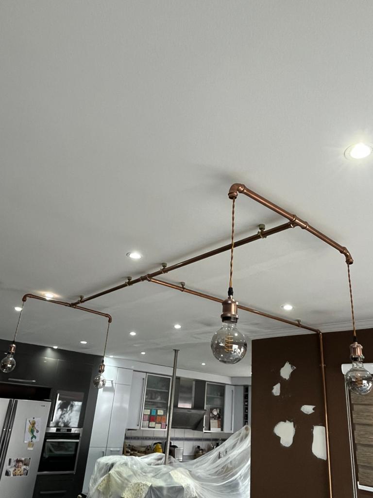 Luminaire à vendre au style vintage, Huis en Inrichting, Lampen | Plafondlampen, Ophalen, Zo goed als nieuw