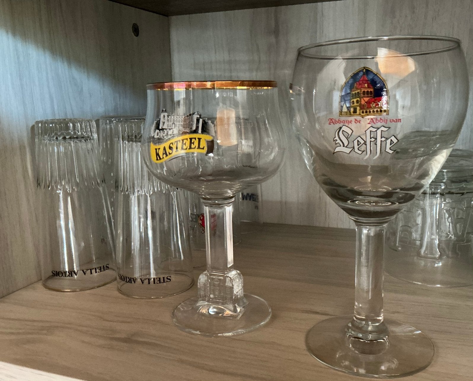 Glazen, Ophalen, Zo goed als nieuw