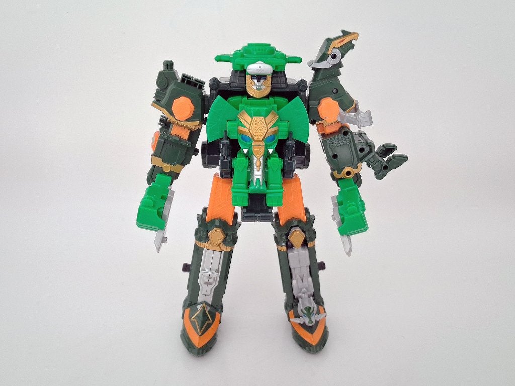 Mégazord Rumble Tusk en acier Power Rangers Ninja, Enlèvement ou Envoi, Comme neuf