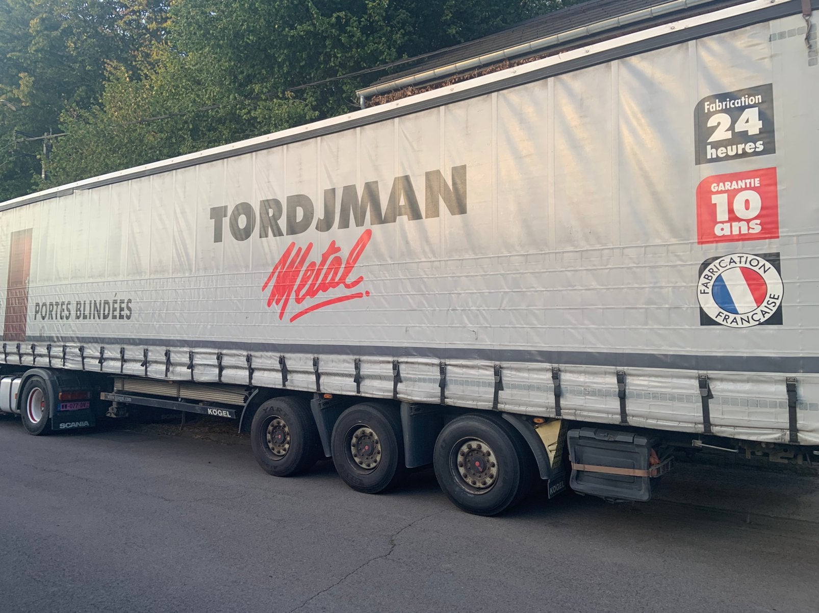 Ensemble Tracteur routier et remorque, Enlèvement, Utilisé