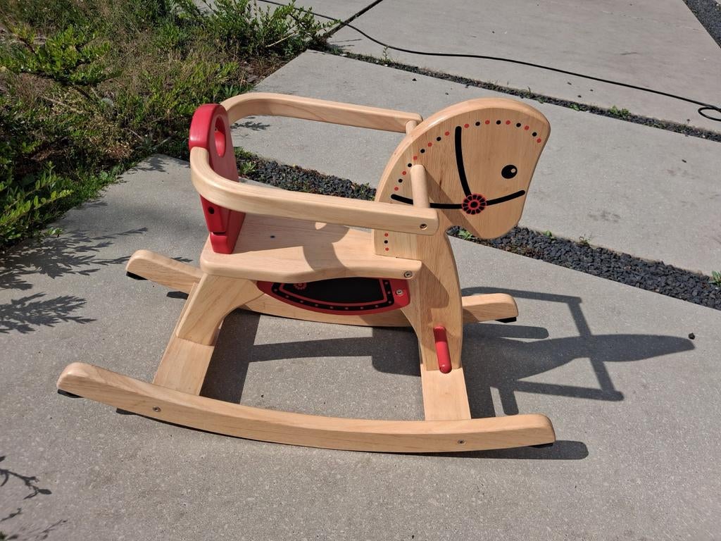 Houten hobbelpaard in perfecte staat, Ophalen