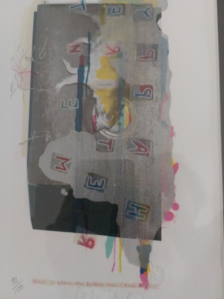 Martin Erik Andersen, Home is where the buffalo roam, Antiek en Kunst, Kunst | Litho's en Zeefdrukken, Ophalen of Verzenden