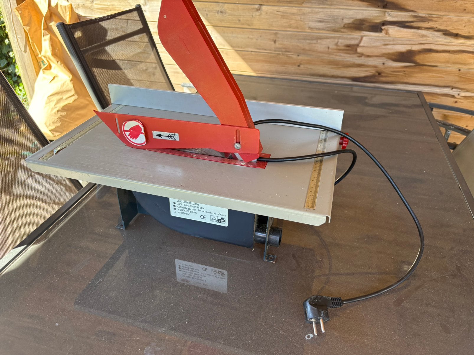 Table de sciage PowerPlus, Enlèvement, Comme neuf