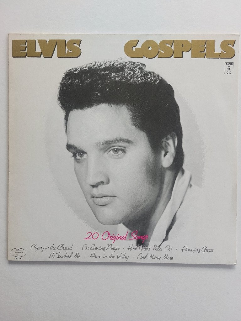 Elvis Presley - Les 20 chansons originales de Gospel, Enlèvement ou Envoi, Rock 'n' roll, Comme neuf, Avec pochette intérieure