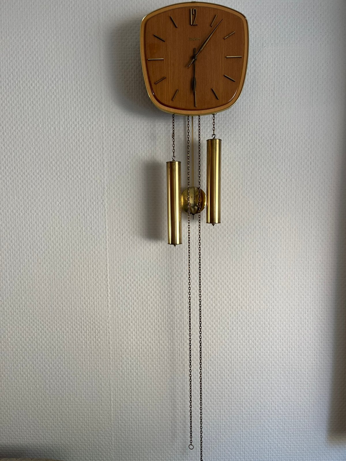 Vintage hangklok - Junghans, Huis en Inrichting, Woonaccessoires | Klokken, Vintage, Ophalen, Zo goed als nieuw