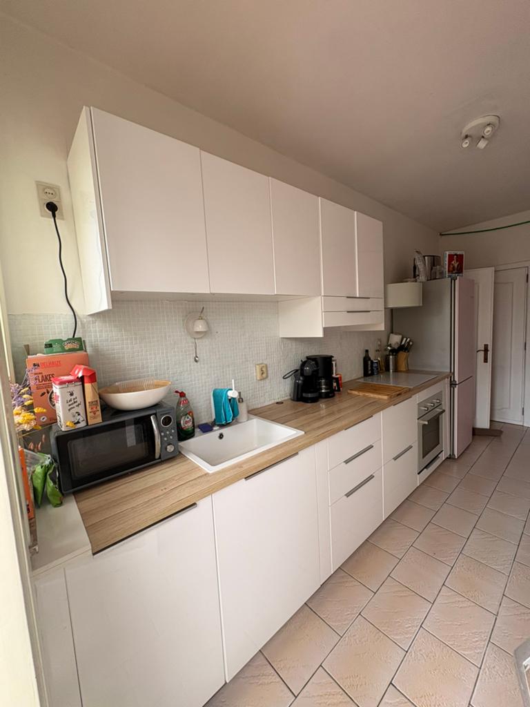 Keuken, Huis en Inrichting, Keuken | Complete keukens, Ophalen, Gebruikt, Wit, Enkelwandige keuken