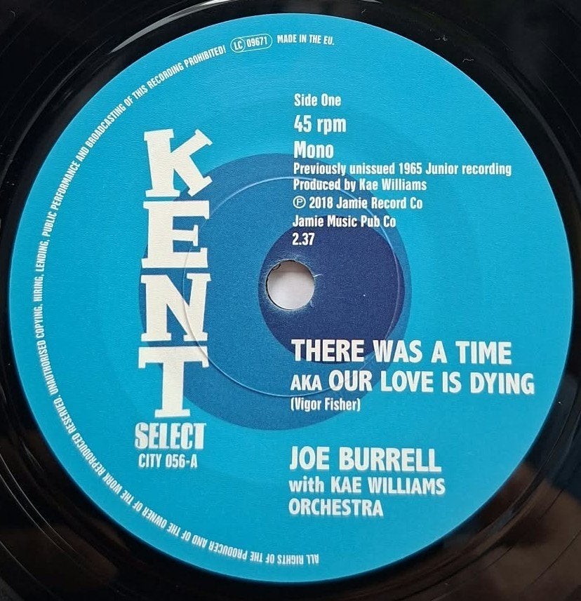 Joe Burrell / There Was A Times * Popcorn Oldies *, CD & DVD, Enlèvement ou Envoi, 7 inch, Comme neuf, Housse de protection extérieure