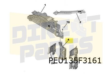 Citroen Berlingo (1/19-) (K9) Citroen C4 Picasso (7/13 - 6/1, Neuf, -, -, Avant