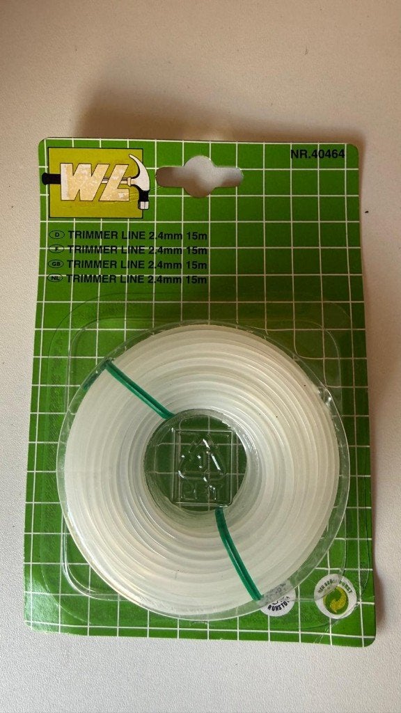 Nylon Trimmerdraad 2,4 mm  15 m | NIEUW  | Bosmaaier, Ophalen of Verzenden, Nieuw