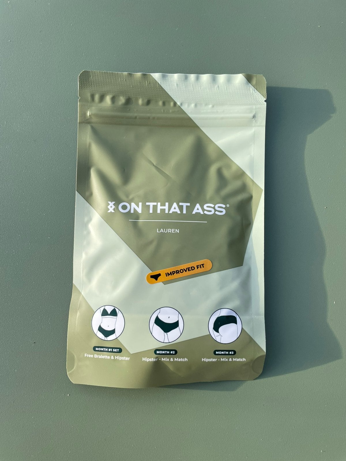 On that ass slip S, Ophalen of Verzenden, Groen, Slip