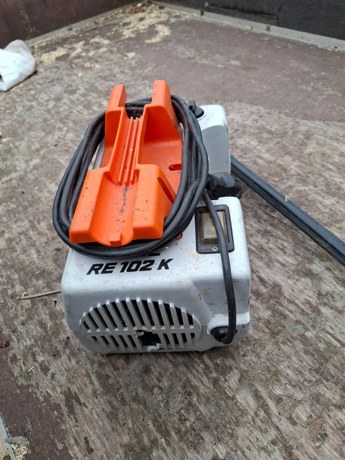 stihl hogedrukreiniger type RE 102 K, Ophalen