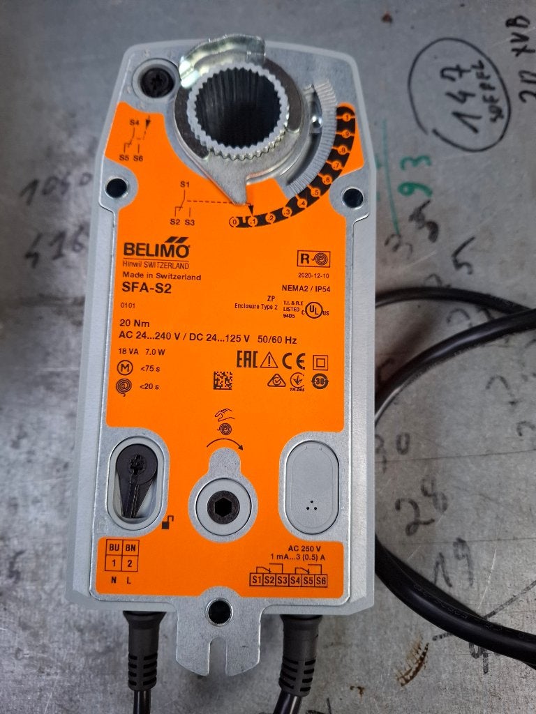 Belimo motor, Ophalen of Verzenden, Nieuw, Ventilator en Afzuiger