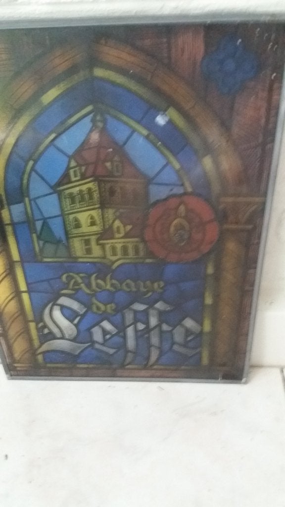 glasraam leffe glas in lood, Verzamelen, Ophalen, Leffe