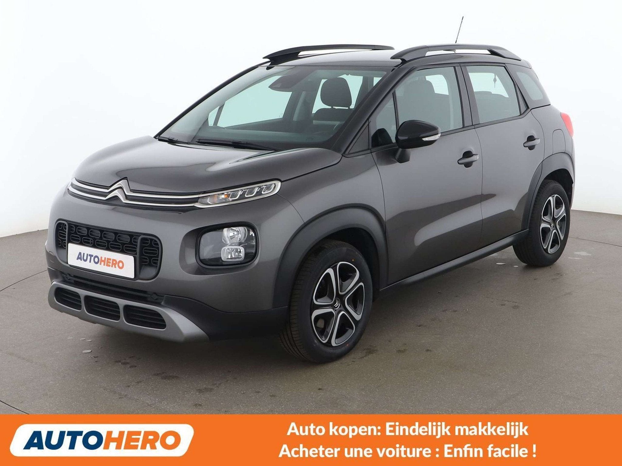 Citroën C3 Aircross 1.2 PureTech Feel Pack, Autos, Argent ou Gris, Achat, Boîte manuelle, Noir