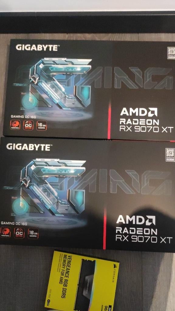 Gigabyte Radeon RX 9070 XT Gaming OC 16GB, Ophalen, AMD, GDDR6, Nieuw
