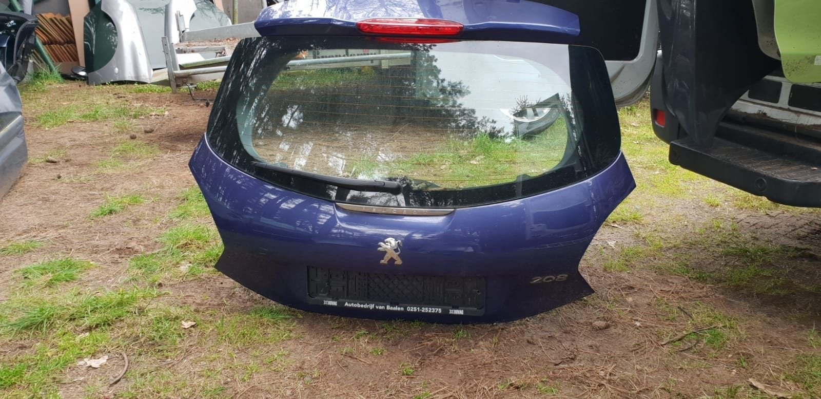 PEUGEOT 208 ACHTERKLEP BJ 2009, Arrière, -, Haillon arrière, Utilisé