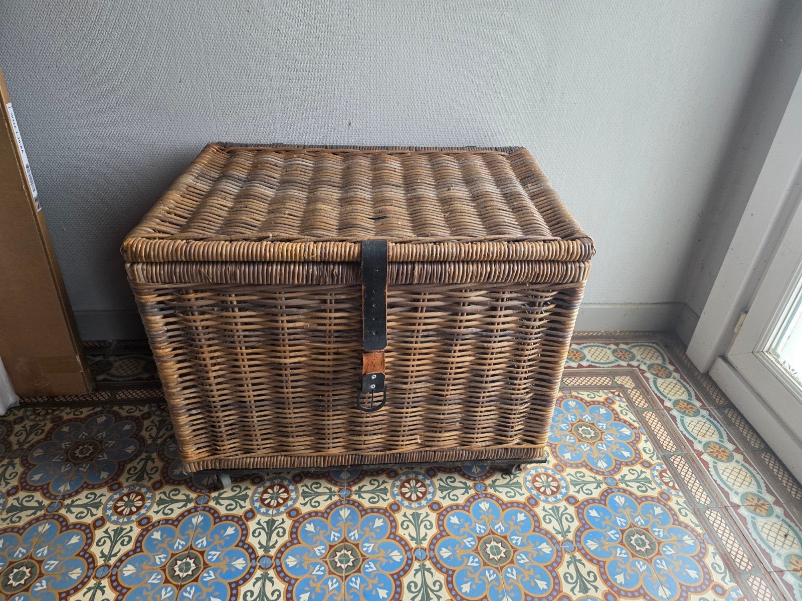 Rieten mand, Maison & Meubles, Accessoires pour la Maison | Plataux & Paniers, Enlèvement, Panier