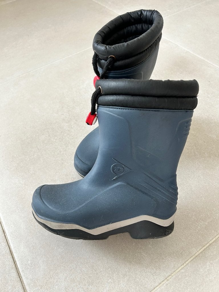 Dunlop regenlaarzen 30, Gebruikt, Jongen of Meisje, Ophalen of Verzenden, Laarzen