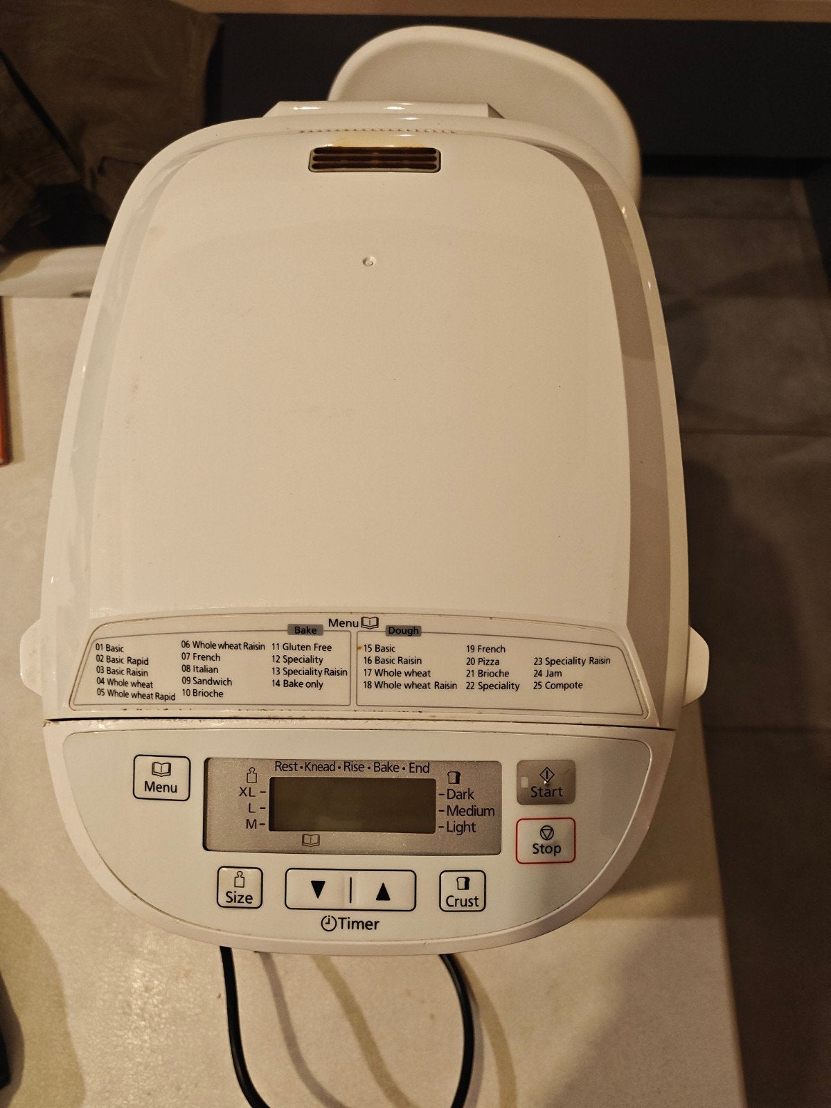 Panasonic SD 2500, Elektronische apparatuur, 400 tot 800 gram deeg, Ophalen, Gebruikt, Met timer