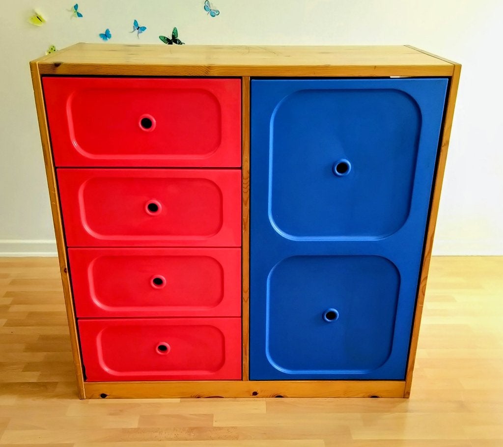 Opbergkast (IKEA Trofast-systeem), Ophalen, Gebruikt, Vrolijke kinderstijl, 50 tot 100 cm